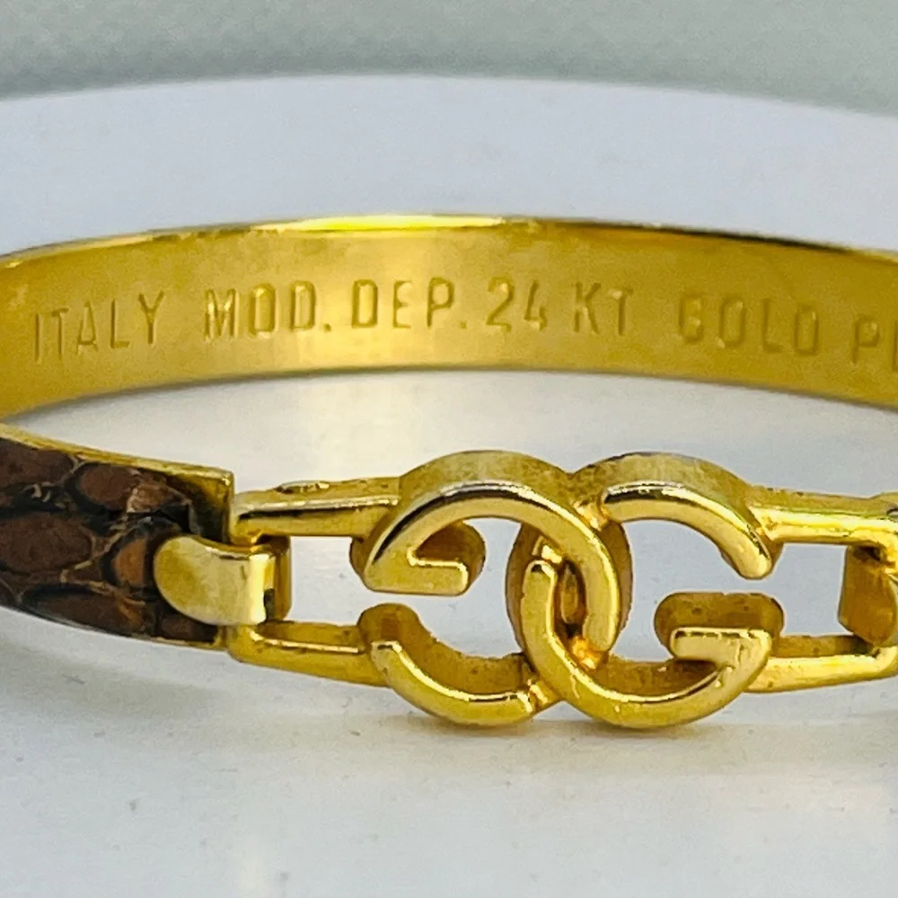 Gucci GUC Snakeskin Bracelets Price Firm. - Picture 5 of 7